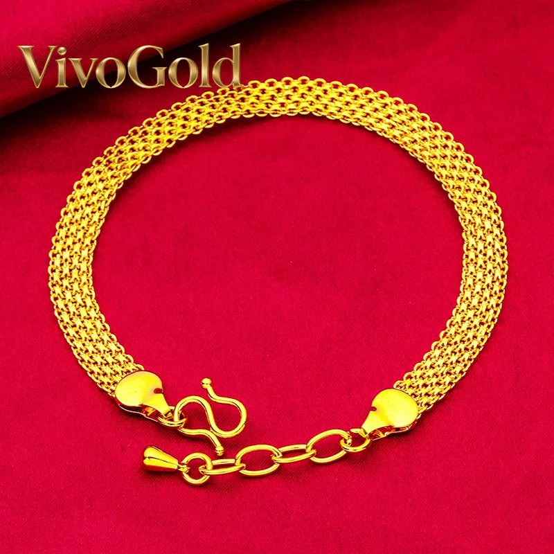 VivoGold VivoGold Wide Flat Bracelet for Women, 24K Gold, AU999 | Antique vine carvings on matte gold, vintage charm for traditi
VivoGold VivoGold Wide Flat Bracelet for Women, 24K Gold, AU999 | Antique vine carvings on matte gold, vintage charm for traditi