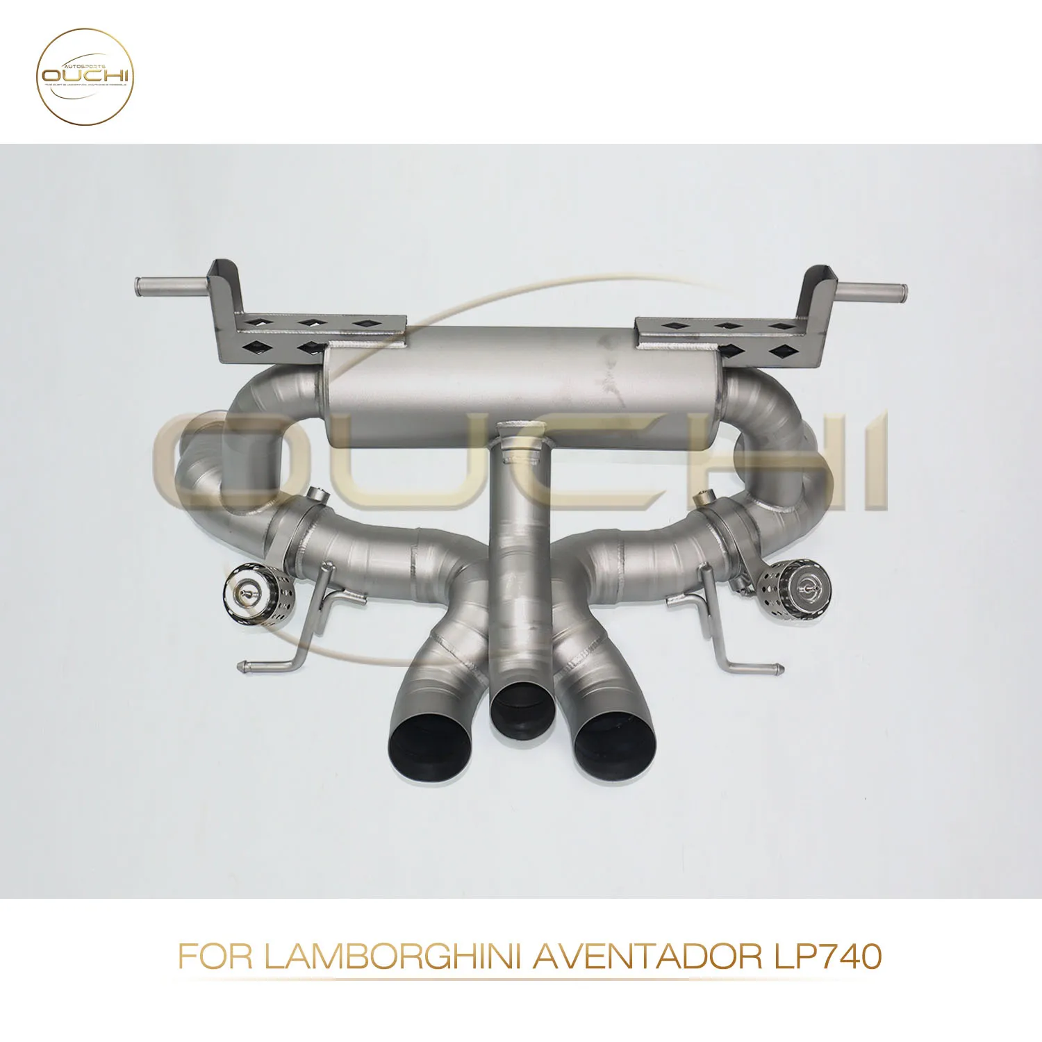 OUCHI Factory Direct Sales For Lamborghini Aventador LP740 Titanium Alloy Sandblasted Exhaust Tips With Vacuum Valve
OUCHI Factory Direct Sales For Lamborghini Aventador LP740 Titanium Alloy Sandblasted Exhaust Tips With Vacuum Valve