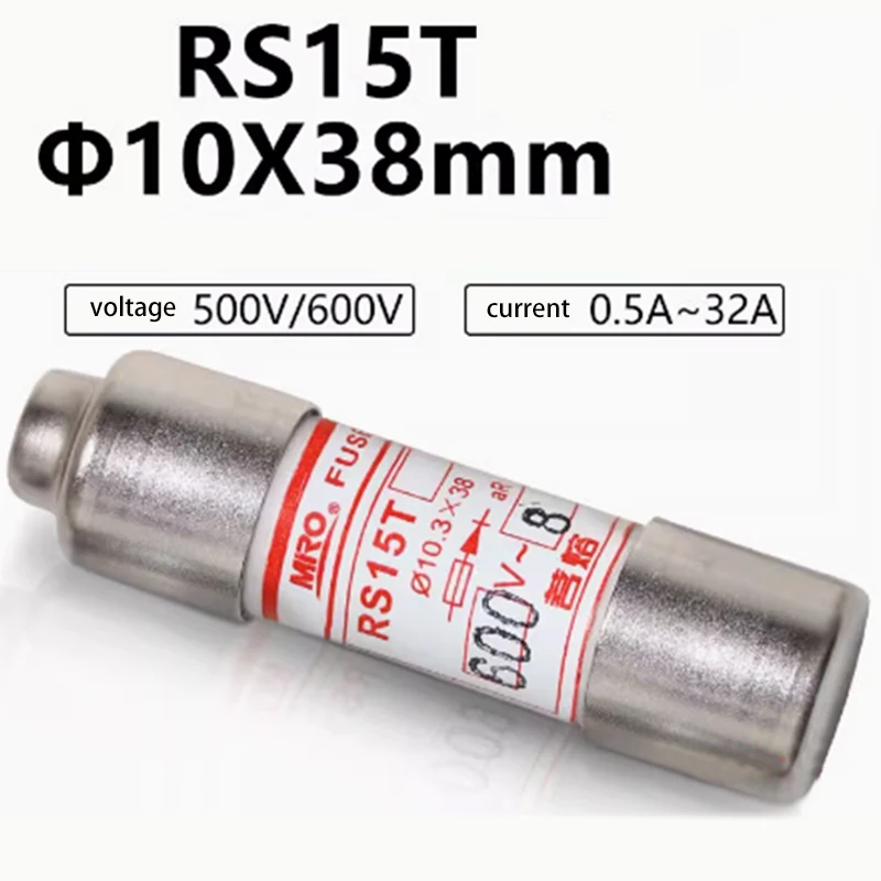 20PCS RS15T fast fuse fuse core10.3X38mm 10 * 38 represents KLKR KTK 600V 0.5A~32A cylindrical cap ceramic fuse tub
20PCS RS15T fast fuse fuse core10.3X38mm 10 * 38 represents KLKR KTK 600V 0.5A~32A cylindrical cap ceramic fuse tub