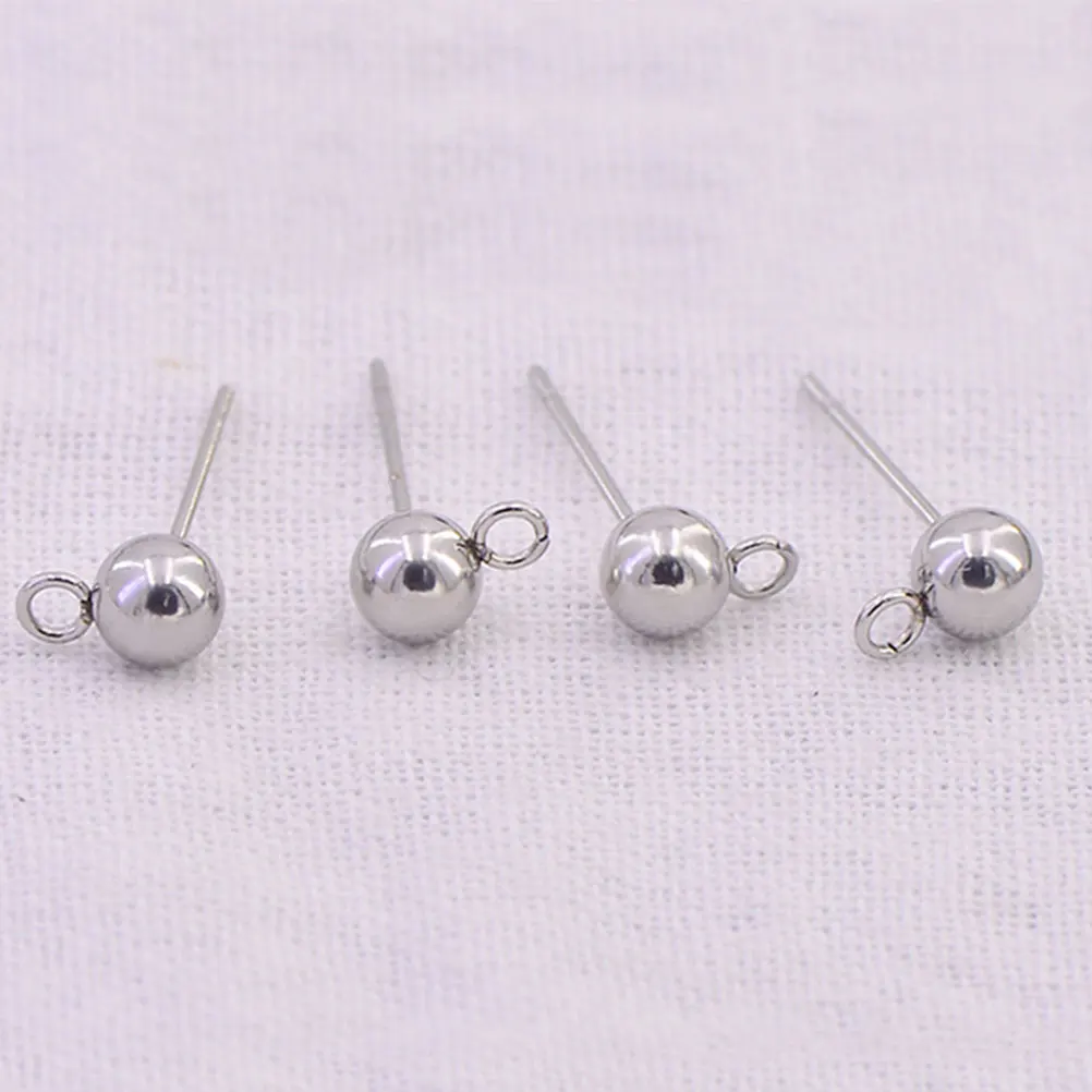 100pcs Diy Ear Jewelry Accessories Stainless Steel Earring Making Materials Creative Fashion Ear Decoration Tools Silver
100pcs Diy Ear Jewelry Accessories Stainless Steel Earring Making Materials Creative Fashion Ear Decoration Tools Silver
