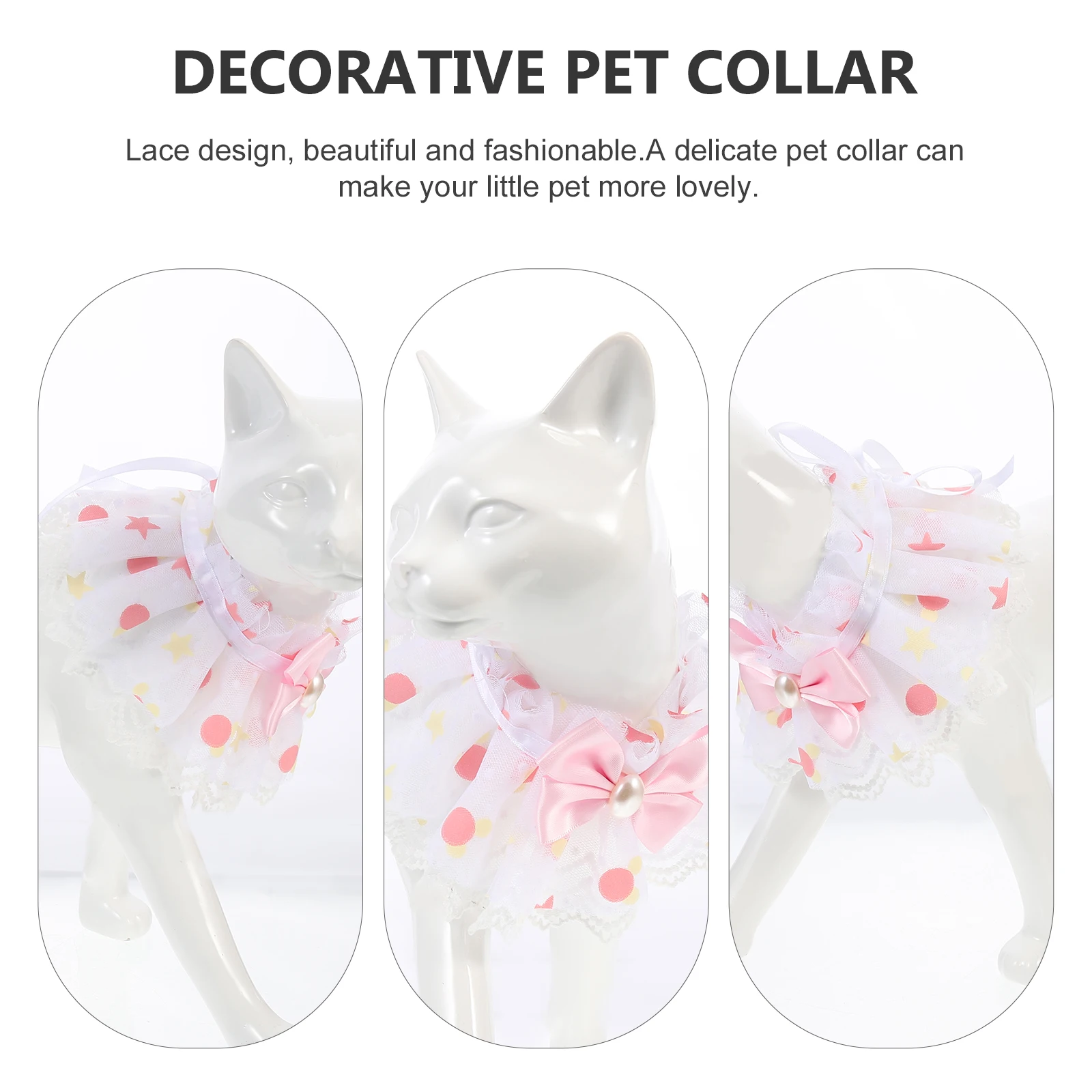 Pet Collar Lace for Puppy Collars Puppies The Dog Neck Ornament Polyester Decoration
Pet Collar Lace for Puppy Collars Puppies The Dog Neck Ornament Polyester Decoration