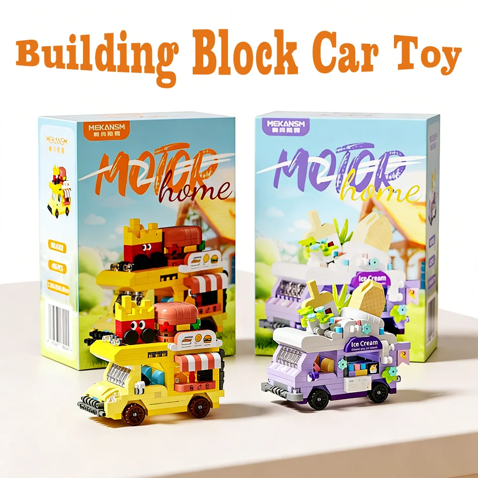 Street View Food Cart Building Blocks Kit DIY Hot Dog Ice Cream Truck Hamburger Flower Shop Model Bricks Assembly Toys for Kids
Street View Food Cart Building Blocks Kit DIY Hot Dog Ice Cream Truck Hamburger Flower Shop Model Bricks Assembly Toys for Kids