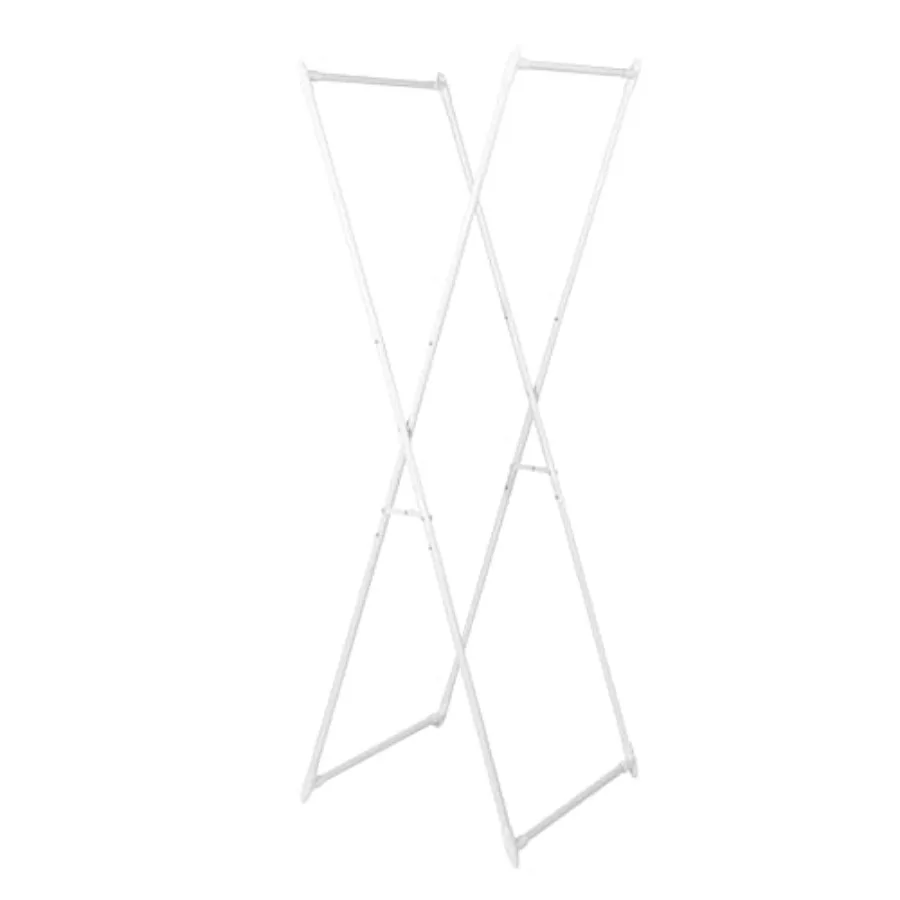 Valet Folding Clothes Rack, Strong Metal X-Frame, Chic Design, Great for Guest and Dressing Rooms, Portable and Easy to Use, Fo
Valet Folding Clothes Rack, Strong Metal X-Frame, Chic Design, Great for Guest and Dressing Rooms, Portable and Easy to Use, Fo