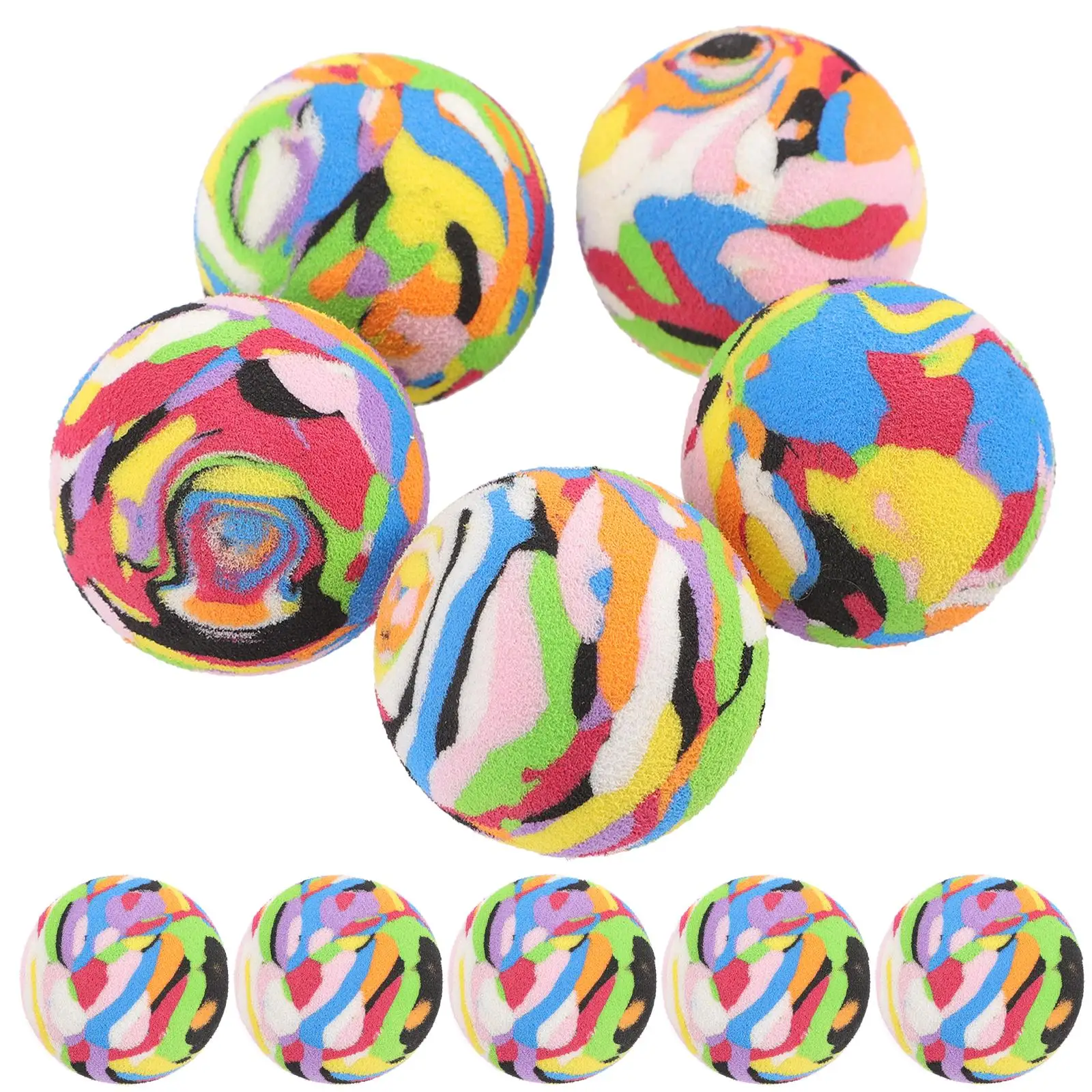 10 Pcs Practice Swing Aid Wear Resistant Mini Reusable Eva Colored Kids Training Ball Daily Use Outdoor
10 Pcs Practice Swing Aid Wear Resistant Mini Reusable Eva Colored Kids Training Ball Daily Use Outdoor