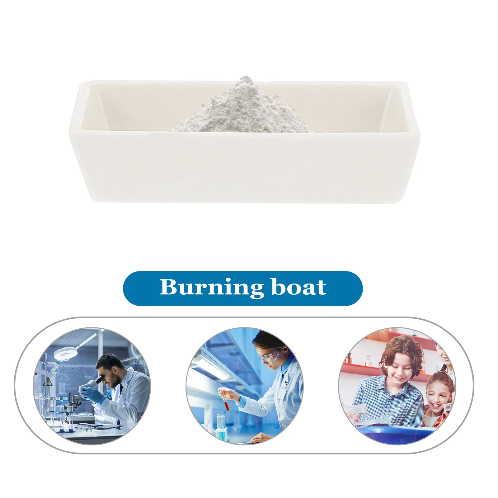 3Pcs Ceramics Burning Holder Chemical Rectangular Laboratory Experimental Burning Holder Lightweight Easy Clean 
3Pcs Ceramics Burning Holder Chemical Rectangular Laboratory Experimental Burning Holder Lightweight Easy Clean