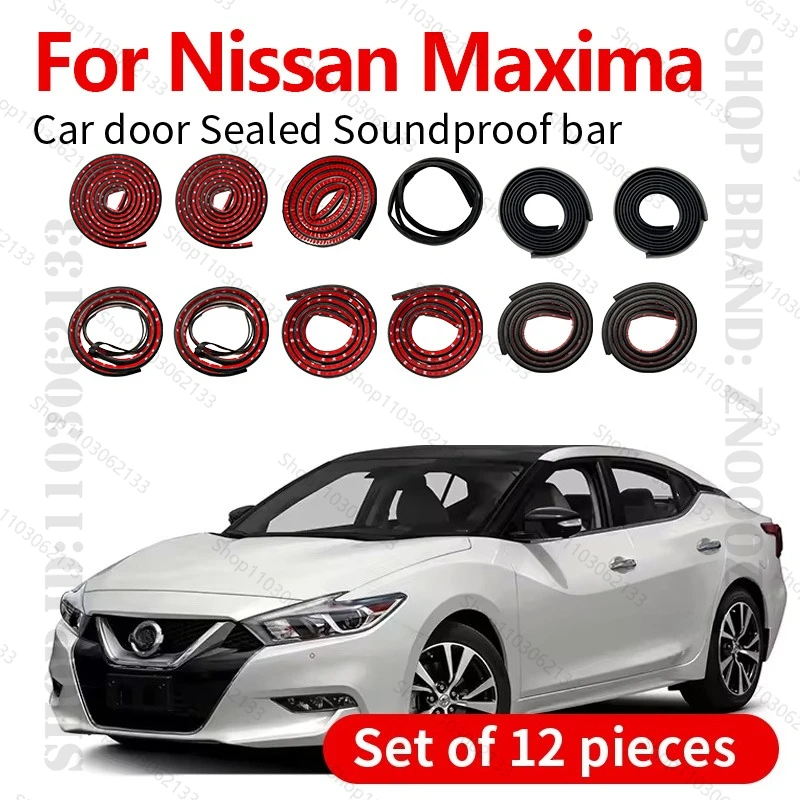 For Nissan Maxima Car Door Seal Strip Rubber Double Layer Sealing Protector Soundproof Strip Dustproof Seal Strip 12PCS Set
For Nissan Maxima Car Door Seal Strip Rubber Double Layer Sealing Protector Soundproof Strip Dustproof Seal Strip 12PCS Set