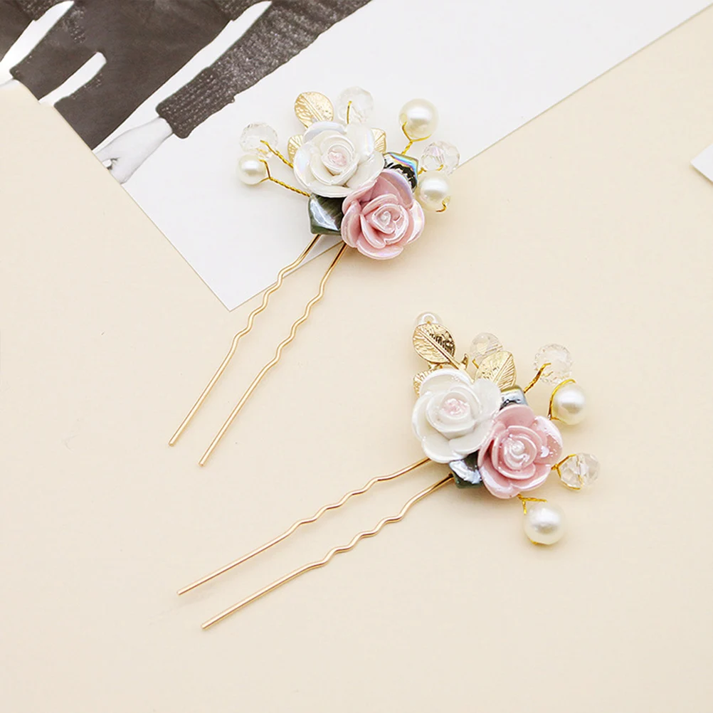 2 Pcs Vintage Hairpin Bride Stick Retro Chopstick Flower Clips for Ceramics Women
2 Pcs Vintage Hairpin Bride Stick Retro Chopstick Flower Clips for Ceramics Women