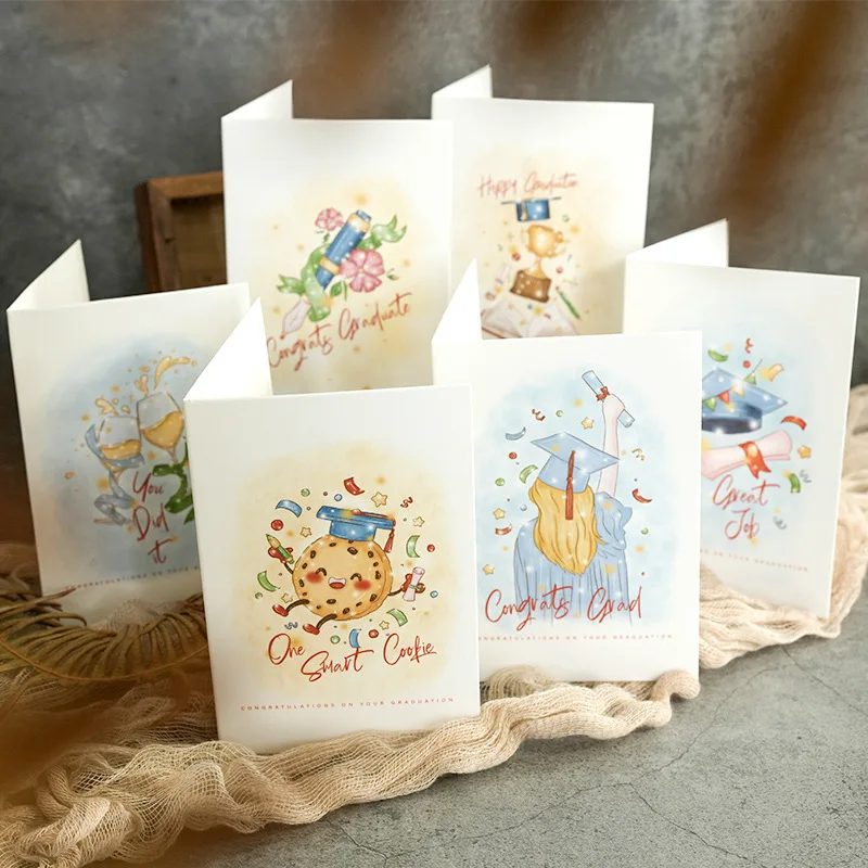 6pcs Graduation Season Greeting Card with Envelope Stickers 2024 Congrats Grad Party Invitation Card Gift Packaging Supplies
6pcs Graduation Season Greeting Card with Envelope Stickers 2024 Congrats Grad Party Invitation Card Gift Packaging Supplies