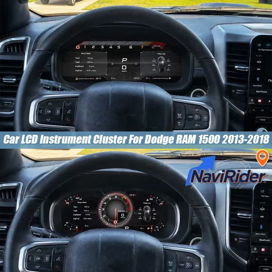 12.3" Car Full LCD Digital Instrument Cluster Wireless Carplay For Dodge RAM 1500 2013-2018 Virtual Cockpit Speedometer HeadUnit
12.3" Car Full LCD Digital Instrument Cluster Wireless Carplay For Dodge RAM 1500 2013-2018 Virtual Cockpit Speedometer HeadUnit