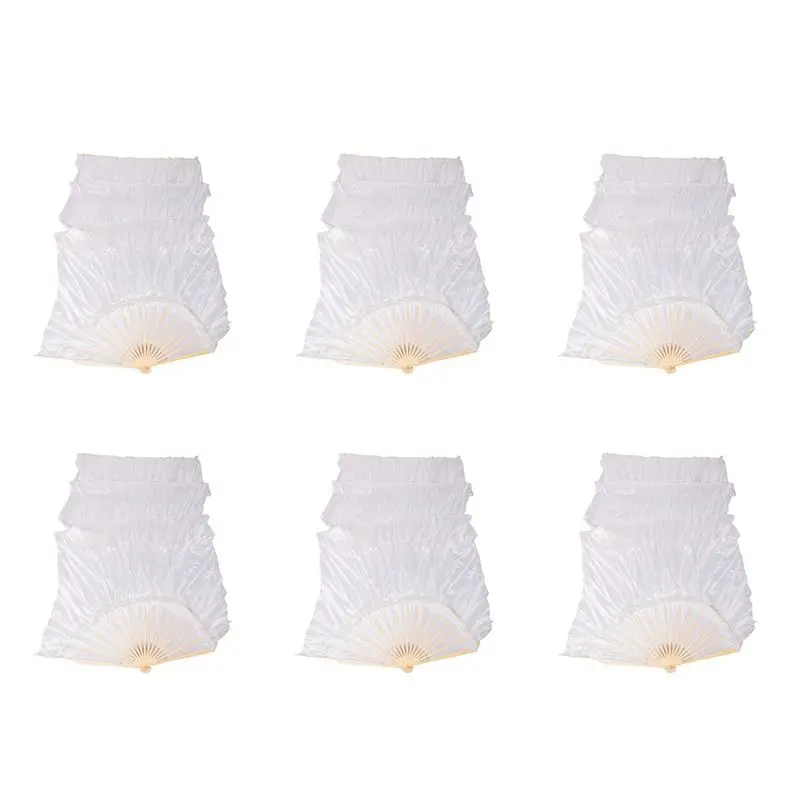 NEW-100% Silk Unisex Chinese Silk Veil Dance Fans 6Pcs Belly Dance Fans White Color 180X90cm
NEW-100% Silk Unisex Chinese Silk Veil Dance Fans 6Pcs Belly Dance Fans White Color 180X90cm