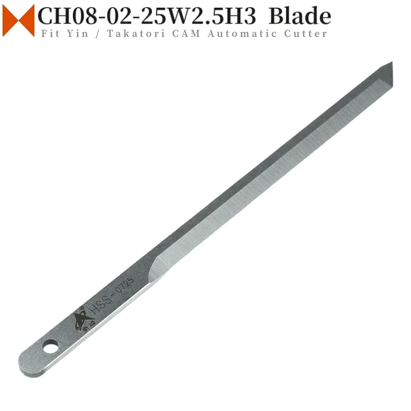 10 Pieces CH08-02-25W2.5H3 Straight Blade For YIN 7N / Takatori Automatic CAD Cutting Machine 160mm* 8.0mm*2.5mm
10 Pieces CH08-02-25W2.5H3 Straight Blade For YIN 7N / Takatori Automatic CAD Cutting Machine 160mm* 8.0mm*2.5mm