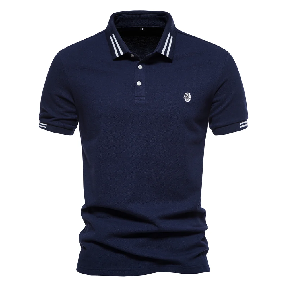AIOPEON Brand 100% Cotton Men's Polo Shirts Casual Solid Color Short Sleeve Polo Shirts for Men New Summer Desinger Clothing Men
AIOPEON Brand 100% Cotton Men's Polo Shirts Casual Solid Color Short Sleeve Polo Shirts for Men New Summer Desinger Clothing Men
