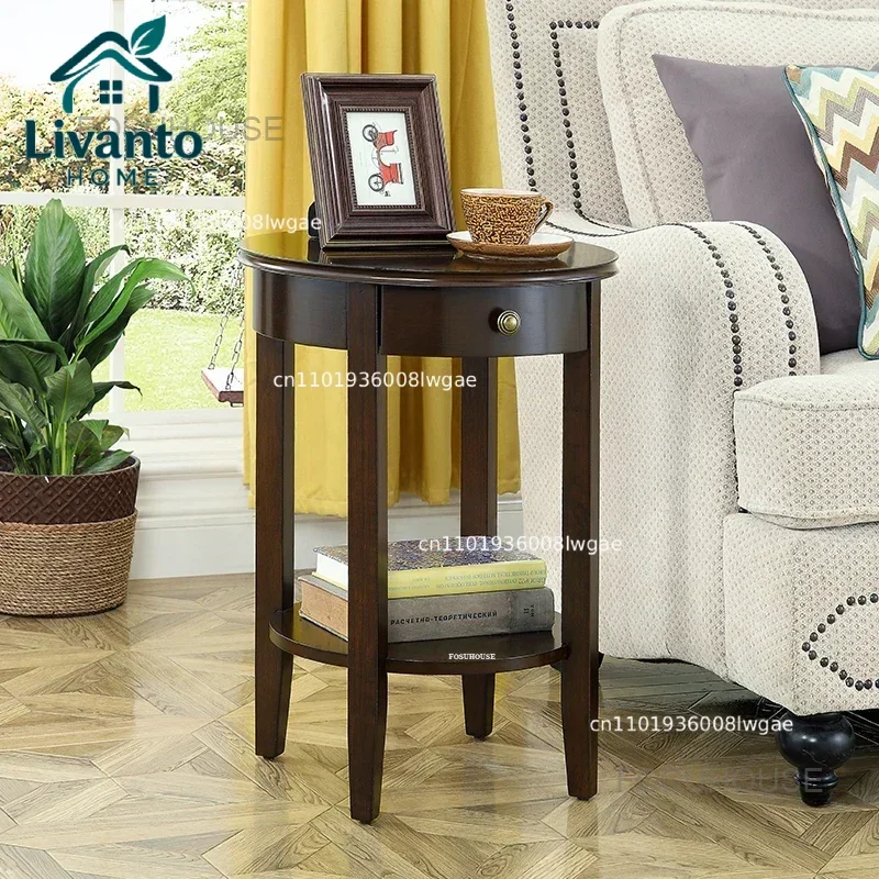 Luxury Round Corner Table Living Room Furniture European Solid Wood Round Coffee Tables Sofa Side Table Luxury Bedside Table E
Luxury Round Corner Table Living Room Furniture European Solid Wood Round Coffee Tables Sofa Side Table Luxury Bedside Table E