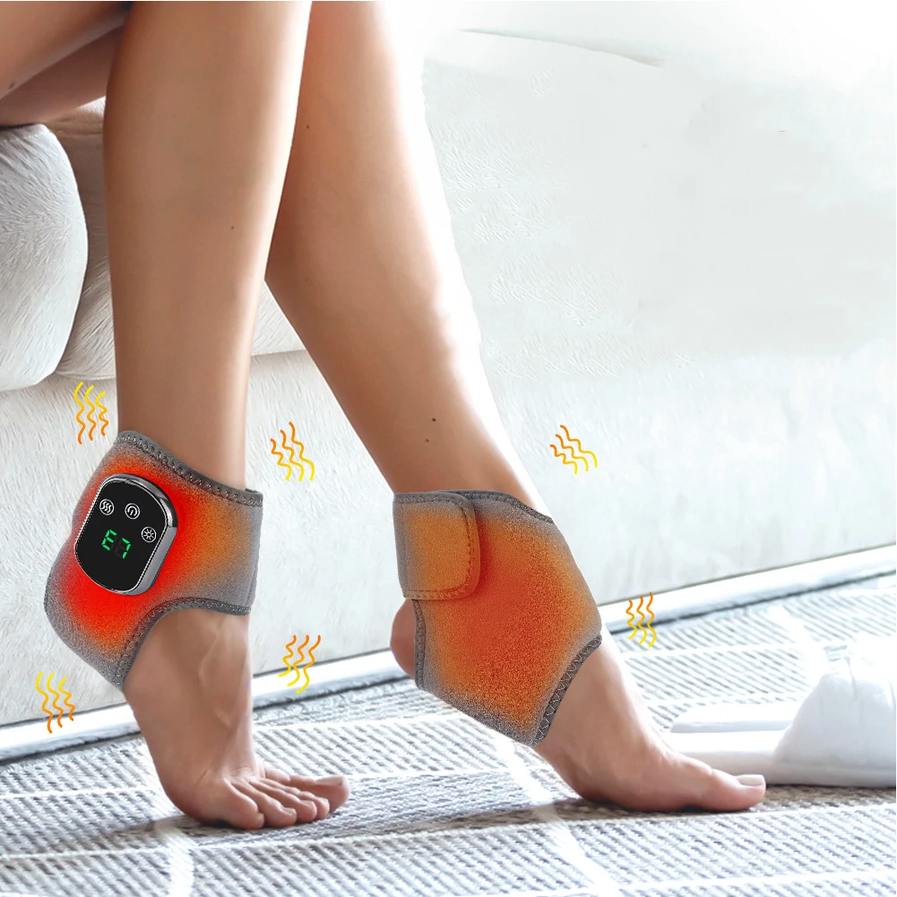 Electric Foot Massager Vibration Relaxation Ankle Massager Warm Hot Compress Ankle Brace Joint Sprain for Sports Recovery Warm
Electric Foot Massager Vibration Relaxation Ankle Massager Warm Hot Compress Ankle Brace Joint Sprain for Sports Recovery Warm