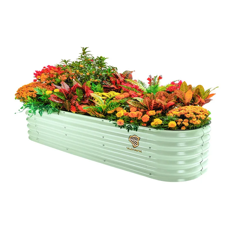 Galvanized sheet metal garden bed planting box, vegetable planting frame flowerbed fence outdoor flowerpot
Galvanized sheet metal garden bed planting box, vegetable planting frame flowerbed fence outdoor flowerpot