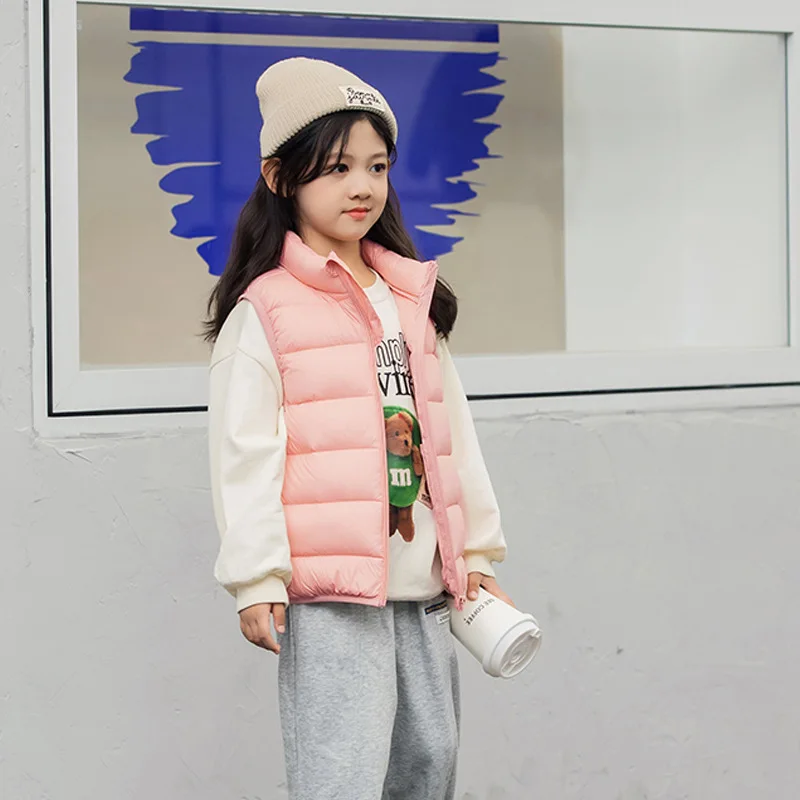 Зимний теплый пуховый жилет для девочек, детский ветрозащитный хлопковый жилет на молнии, подходит для путешествий и школы, модная одежда для больших детей
Зимний теплый пуховый жилет для девочек, детский ветрозащитный хлопковый жилет на молнии, подходит для путешествий и школы, модная одежда для больших детей