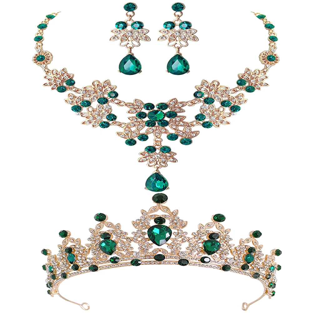 Crown Necklace Earring Set Wedding Earrings Costume Jewelry for Women Bride Accessories Bridal Tiara Zinc Alloy Prom Banquet
Crown Necklace Earring Set Wedding Earrings Costume Jewelry for Women Bride Accessories Bridal Tiara Zinc Alloy Prom Banquet
