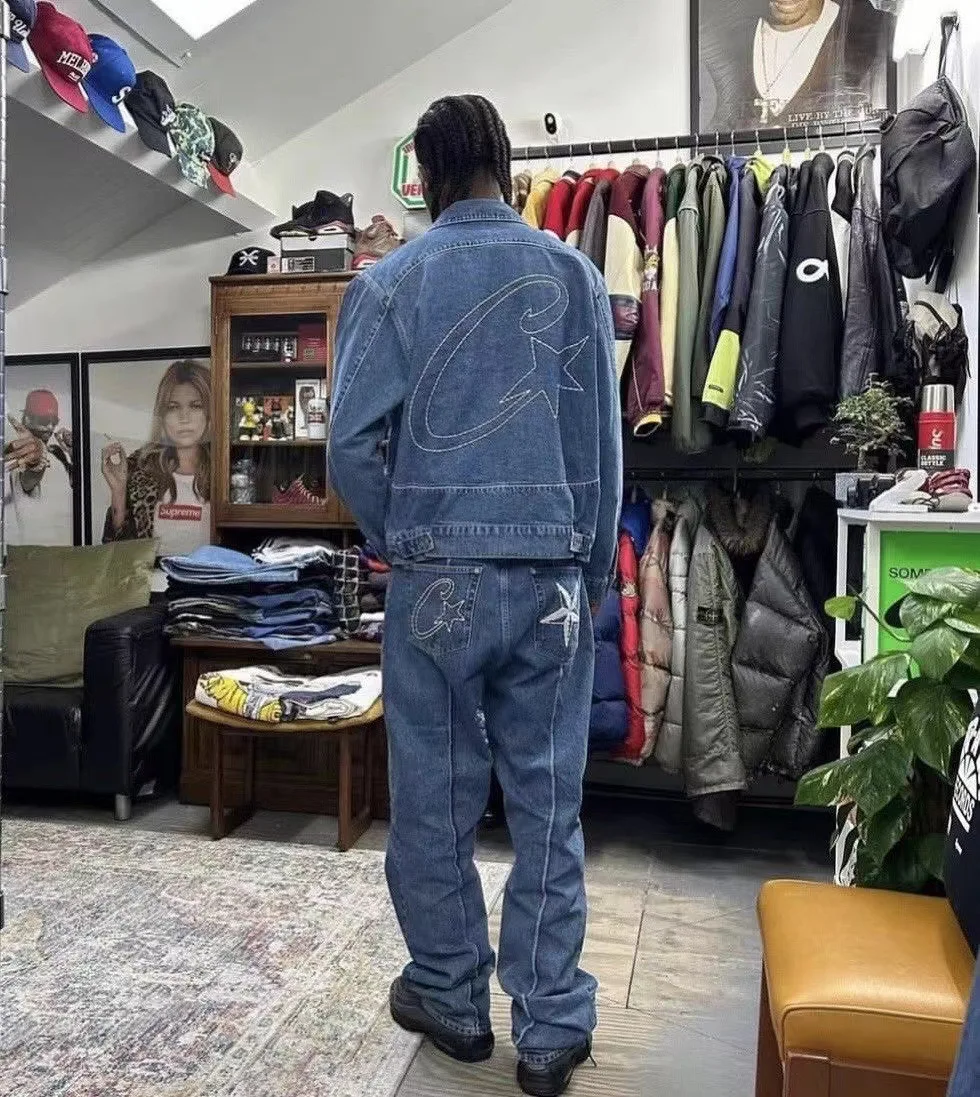 Gothic Retro Star Embroidery American Drill Sle Devil Island Print ex Hip Hop Jeans Long Pants Youth Casual Loose Strai...
Gothic Retro Star Embroidery American Drill Sle Devil Island Print ex Hip Hop Jeans Long Pants Youth Casual Loose Strai...