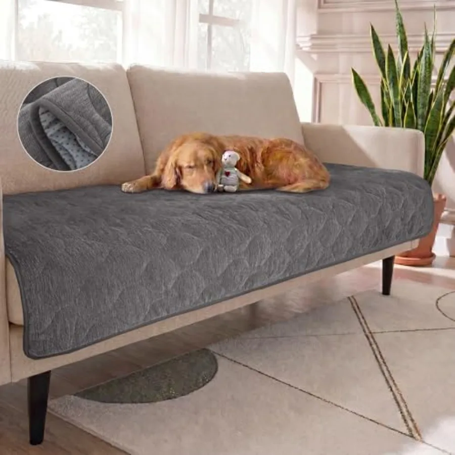 Couch Cover for Dogs Washable Non-Slip Couch Covers for 3 Cushion Couch Sofa Pet Friendly Quilted Thick Chenille Sofa Slipcover
Couch Cover for Dogs Washable Non-Slip Couch Covers for 3 Cushion Couch Sofa Pet Friendly Quilted Thick Chenille Sofa Slipcover