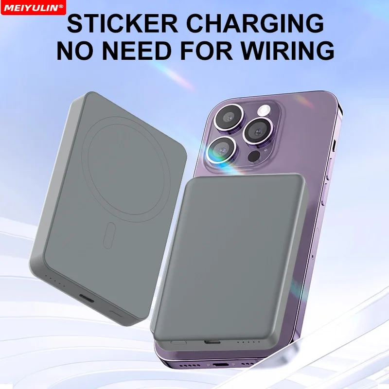 10000mAh Slim Portable Wireless Charger Macsafe Auxiliary Spare External Magnetic Battery Pack Power Bank For iphone Xiaomi 14
10000mAh Slim Portable Wireless Charger Macsafe Auxiliary Spare External Magnetic Battery Pack Power Bank For iphone Xiaomi 14