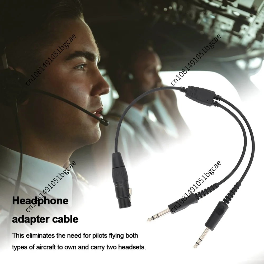 Airbus XLR To GA Dual Plug 5 Pin Male To Female Aviation Headset Connector Aviation Headphone Cable for Aviation Communication
Airbus XLR To GA Dual Plug 5 Pin Male To Female Aviation Headset Connector Aviation Headphone Cable for Aviation Communication