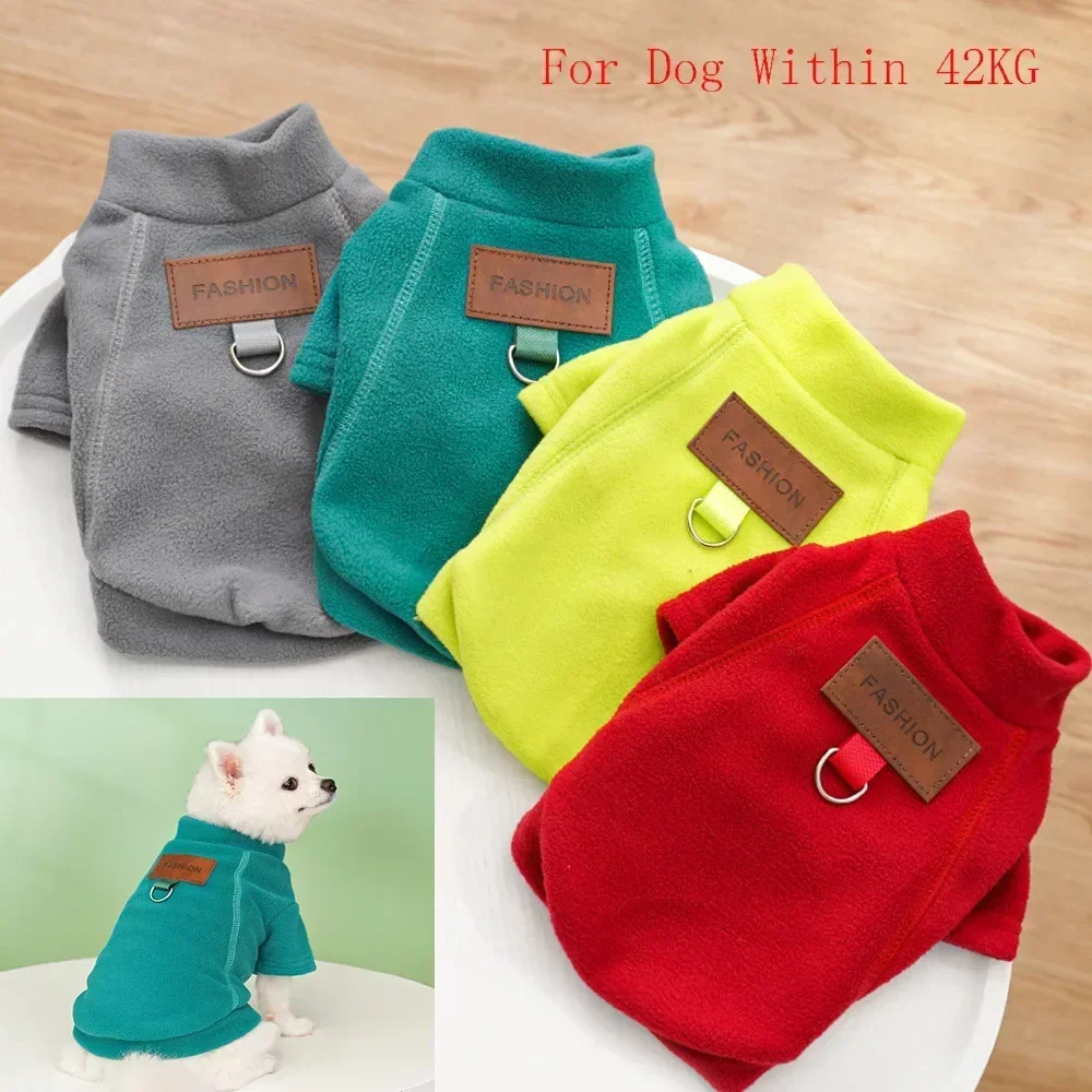 Dog Sweater Fleece Dog Cold Coat Pullover Dog Jacket Winter Clothes with Leash D Ring for Small Medium Large Dogs
Dog Sweater Fleece Dog Cold Coat Pullover Dog Jacket Winter Clothes with Leash D Ring for Small Medium Large Dogs