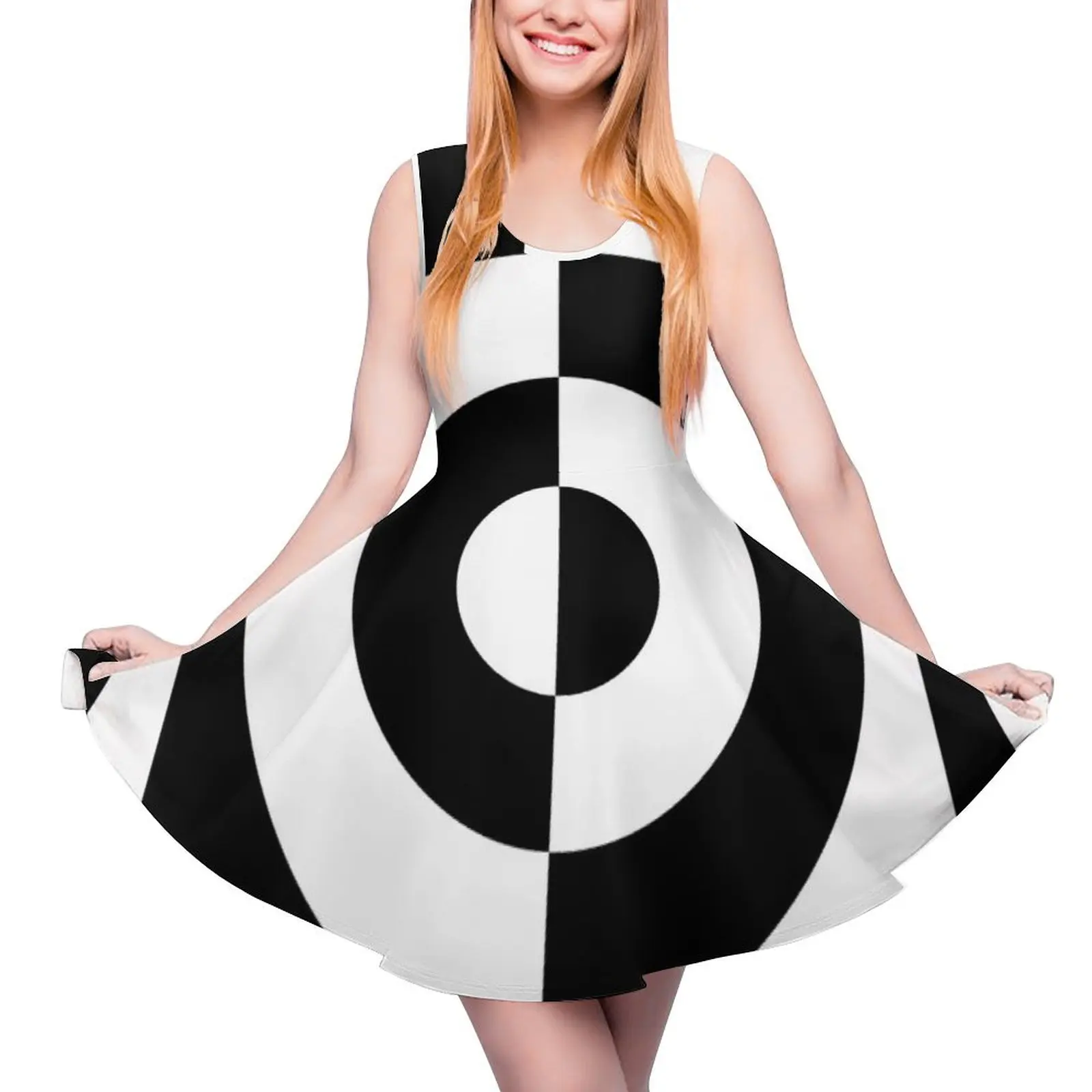 Mod Target - Black & White Retro Invert Sleeveless Dress Women"s summer suit Women"s dress Summer dresses for women
Mod Target - Black & White Retro Invert Sleeveless Dress Women"s summer suit Women"s dress Summer dresses for women