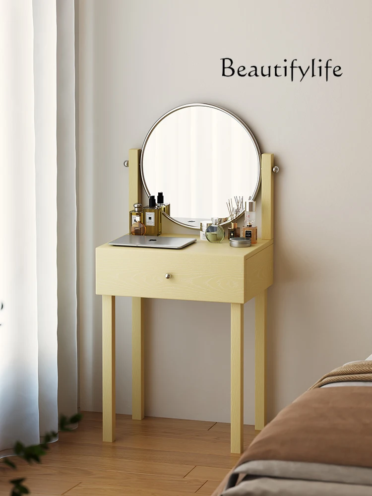 Modern Simple Small Apartment Dressing Table Bedroom Mini Makeup Table Cream Style Small Dresser
Modern Simple Small Apartment Dressing Table Bedroom Mini Makeup Table Cream Style Small Dresser