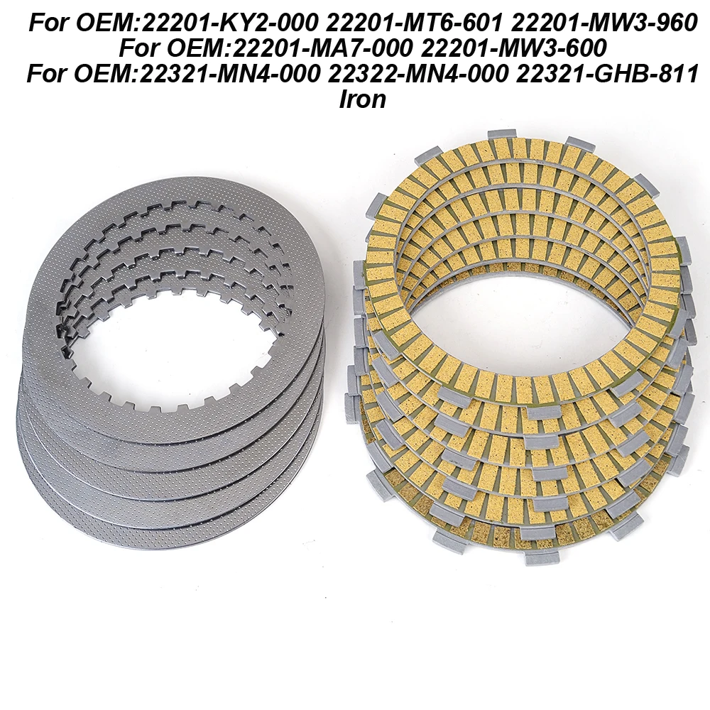 Motorcycle Clutch Friction Plates For Honda CBX400F CBX550 CBR400 NC23 CBR500F CBR600F Hurricane CB400SF Super Four CB-1 CB400F
Motorcycle Clutch Friction Plates For Honda CBX400F CBX550 CBR400 NC23 CBR500F CBR600F Hurricane CB400SF Super Four CB-1 CB400F