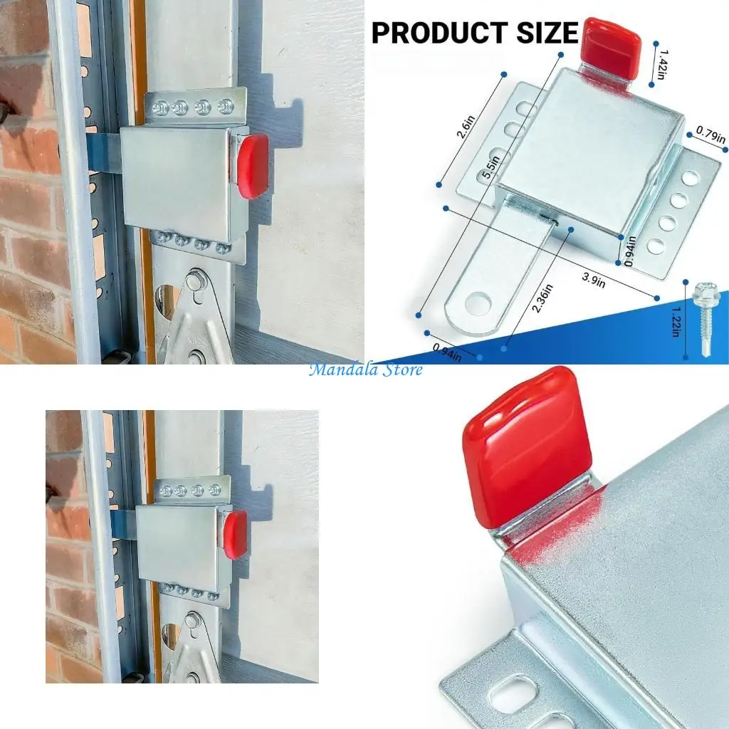 U2JC Heavy Duty Garage Door Lock Secure Locking Mechanism Reinforced Steel Corrosion Resistant Double Side Security for Home
U2JC Heavy Duty Garage Door Lock Secure Locking Mechanism Reinforced Steel Corrosion Resistant Double Side Security for Home