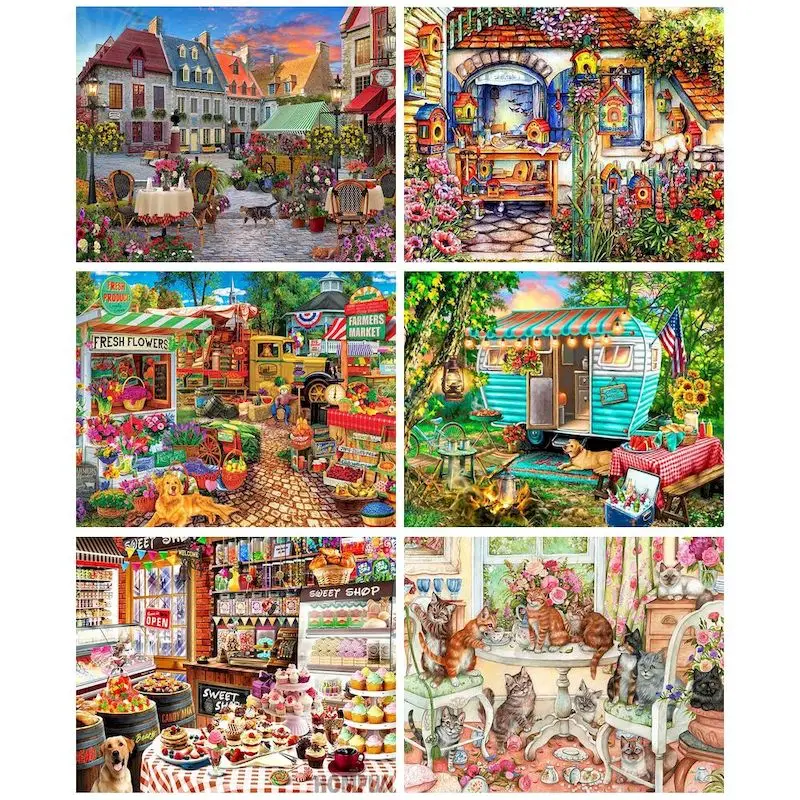 SDOYUNO Painting By Number Cottage Garden DIY Frame Pictures By Number House Paint On Canvas Adults Crafts Zero Basis Home Decor
SDOYUNO Painting By Number Cottage Garden DIY Frame Pictures By Number House Paint On Canvas Adults Crafts Zero Basis Home Decor
