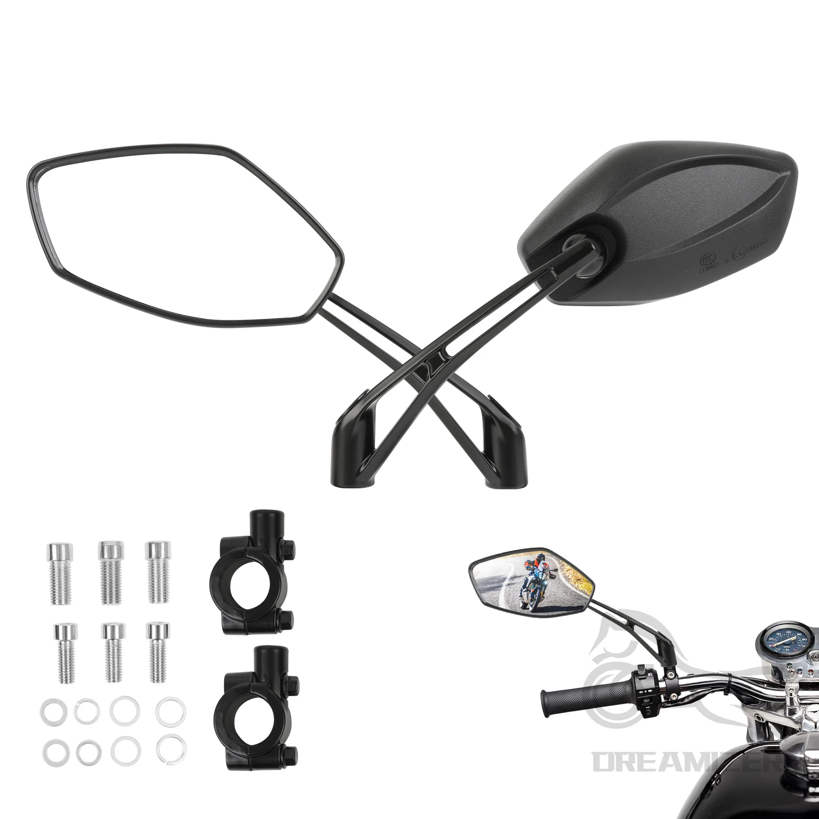 Motorcycle Rearview Mirror Reversing Mirror for MT01 MT25 TX200 For Honda XR650L XR250L XR350R CRF450
Motorcycle Rearview Mirror Reversing Mirror for MT01 MT25 TX200 For Honda XR650L XR250L XR350R CRF450