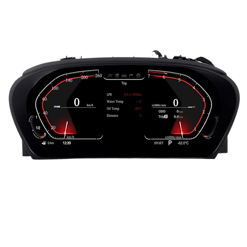 Car Linux LCD Dashboard Digital Cluster X6 E71 E72 Instrument Cluster CockPit Speedometer
Car Linux LCD Dashboard Digital Cluster X6 E71 E72 Instrument Cluster CockPit Speedometer