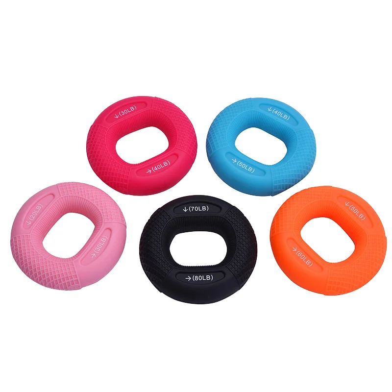 Hot Selling Dual Strength Silicone Hand Grip Ring Custom Logo Fitness Finger Exercise for Workouts Strength Trainer for Home Use
Hot Selling Dual Strength Silicone Hand Grip Ring Custom Logo Fitness Finger Exercise for Workouts Strength Trainer for Home Use