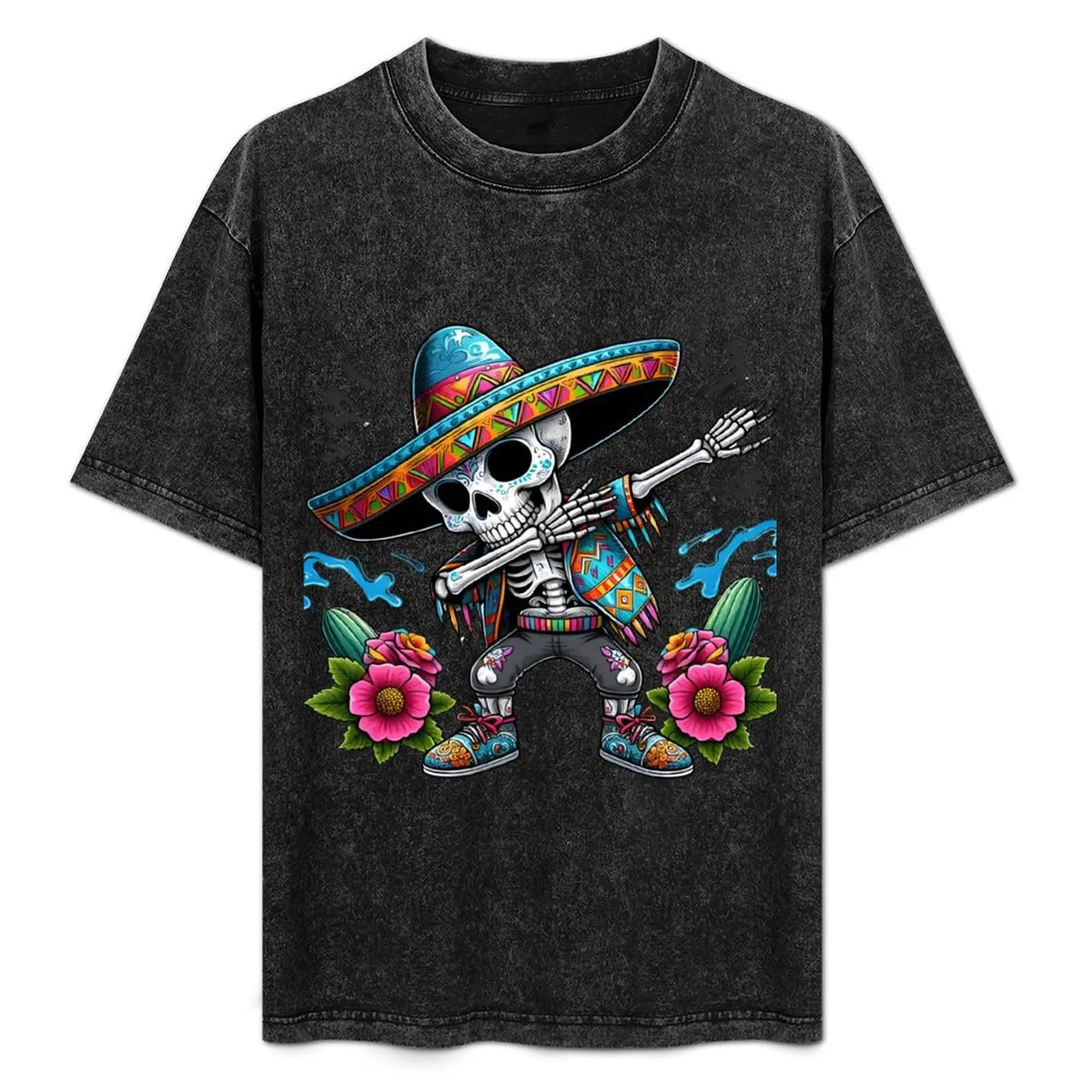 dabbing skeleton, funny cinco de mayo , blue T-Shirt Casual Lightweight Short Sleeve Top
dabbing skeleton, funny cinco de mayo , blue T-Shirt Casual Lightweight Short Sleeve Top