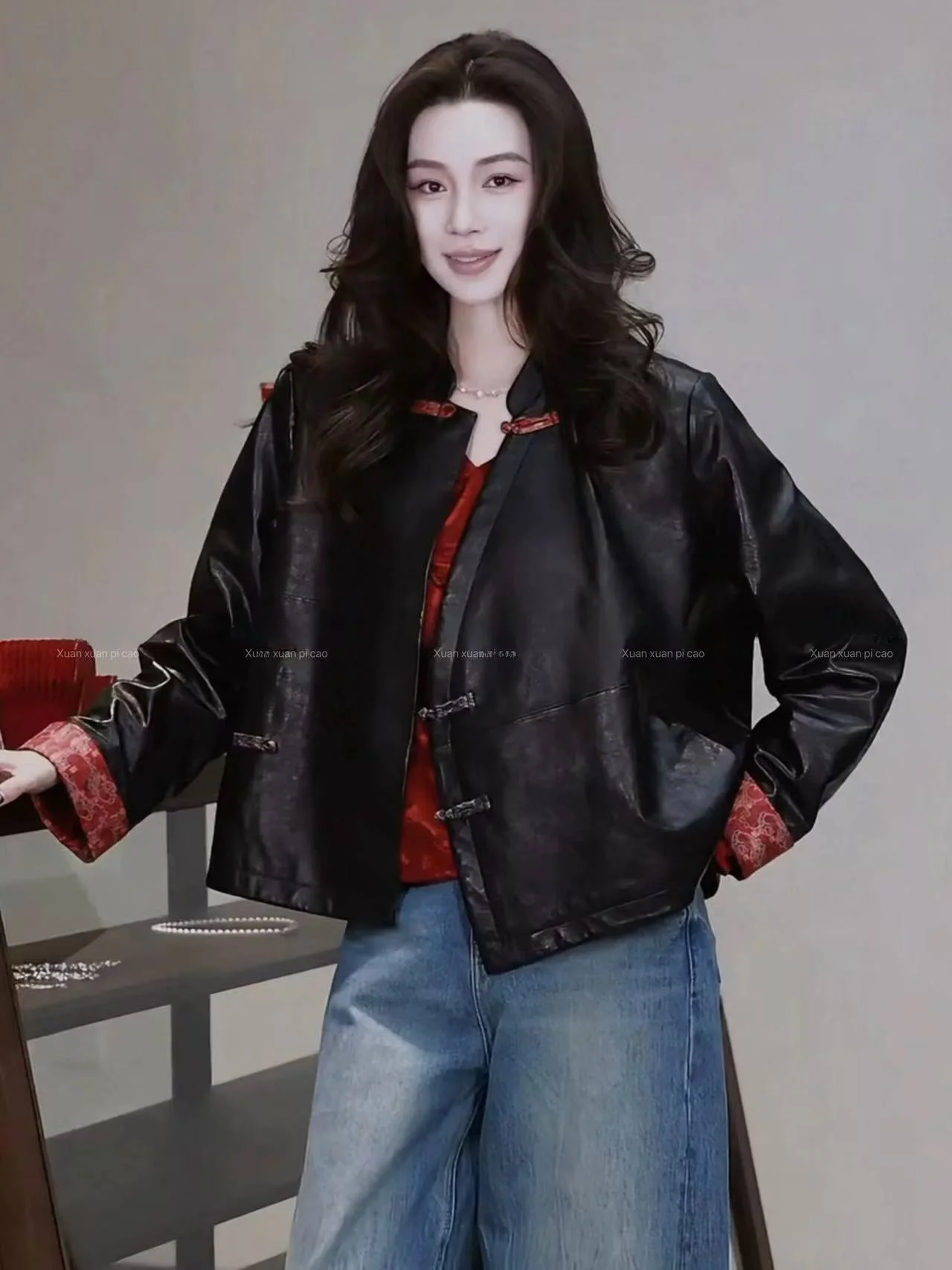 Ning 2025 New Sle Women's Leather Jaet Premium Feel Small Size Genuine eepskin Long Sve Zipper Closure Coat
Ning 2025 New Sle Women's Leather Jaet Premium Feel Small Size Genuine eepskin Long Sve Zipper Closure Coat