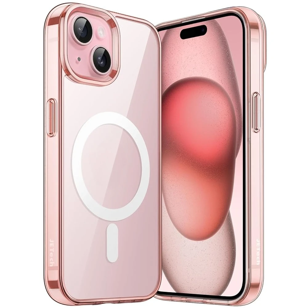 Magnetic Case for iPhone 15 6.1-Inch Compatible with MagSafe Wireless Charging, Shockproof Phone Bumper Cover, Anti-Scratch
Magnetic Case for iPhone 15 6.1-Inch Compatible with MagSafe Wireless Charging, Shockproof Phone Bumper Cover, Anti-Scratch