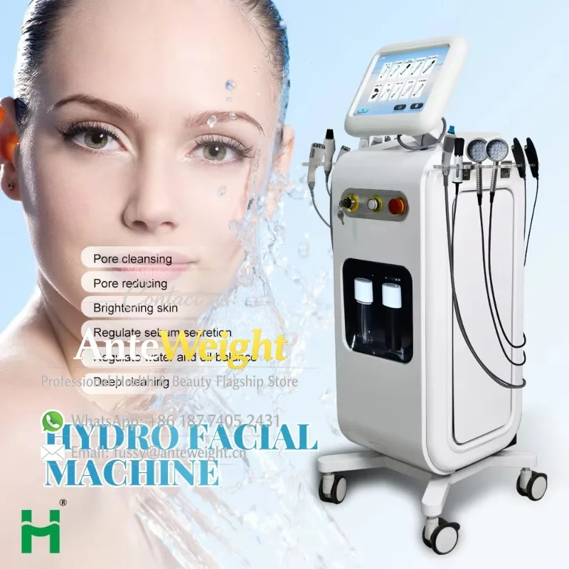Deep Cleaning Aqua Facial Water Hydra Machine Jet Peel Microdermabrasion Facial Machine with Whitening & Skin Rejuvenation
Deep Cleaning Aqua Facial Water Hydra Machine Jet Peel Microdermabrasion Facial Machine with Whitening & Skin Rejuvenation