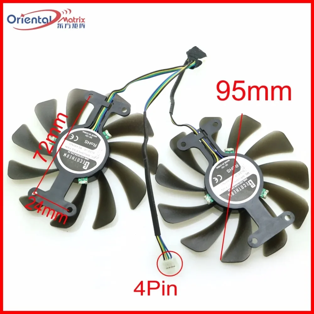 Free Shipping GF10012H12SPA 12V 0.5A 95mm 4Pin For ZOTAC GeForce GTX1080 AMP 1080 Graphics Card Cooling Fan
Free Shipping GF10012H12SPA 12V 0.5A 95mm 4Pin For ZOTAC GeForce GTX1080 AMP 1080 Graphics Card Cooling Fan