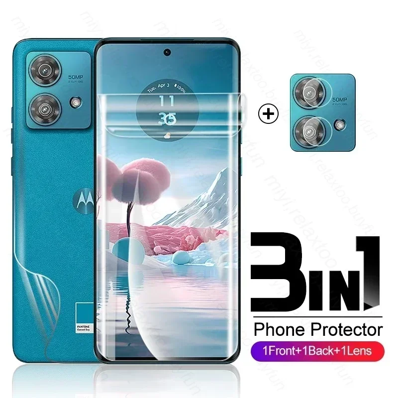 3-в-1 999D Передняя Задняя Гидрогелевая пленка для Motorola Edge 40 Neo 5G Защитное стекло для камеры Moto Rola Edge40neo Edge40 40Neo 2023
3-в-1 999D Передняя Задняя Гидрогелевая пленка для Motorola Edge 40 Neo 5G Защитное стекло для камеры Moto Rola Edge40neo Edge40 40Neo 2023