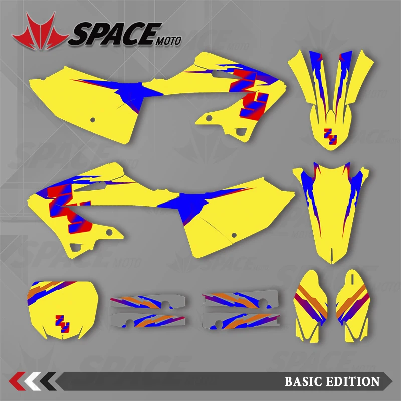 SPACE Graphics Decals Stickers Kits For YAMAHA YZ125 YZ250 2022-2024 YZ250X Number Name Background Customize
SPACE Graphics Decals Stickers Kits For YAMAHA YZ125 YZ250 2022-2024 YZ250X Number Name Background Customize