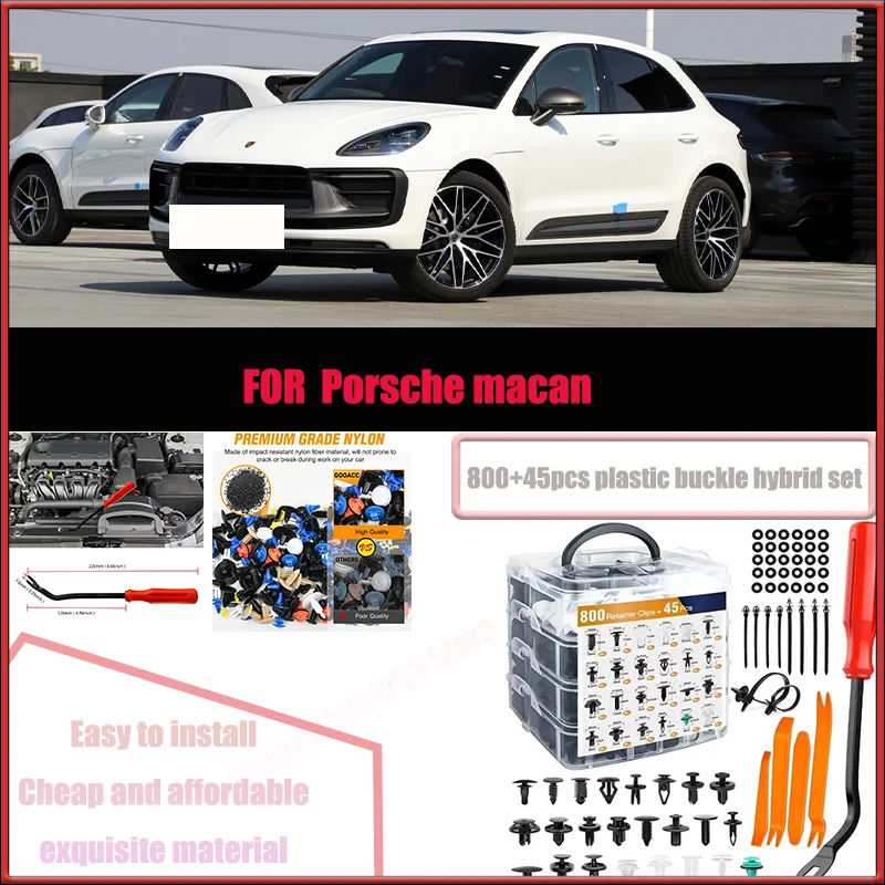 For Porsche macan Ford Audi Toyota Car Plastic Retainer Clips Kit 800+45pcs Auto Fender Push Pin Car Fastener Clip Mixed Set
For Porsche macan Ford Audi Toyota Car Plastic Retainer Clips Kit 800+45pcs Auto Fender Push Pin Car Fastener Clip Mixed Set