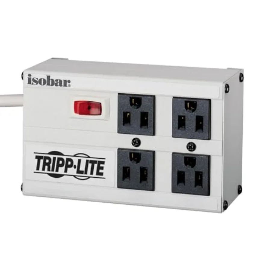 Home office surge protector power strip with metal housing black color 4 outlets 3330 Joules protection right-angle plug 6ft co
Home office surge protector power strip with metal housing black color 4 outlets 3330 Joules protection right-angle plug 6ft co