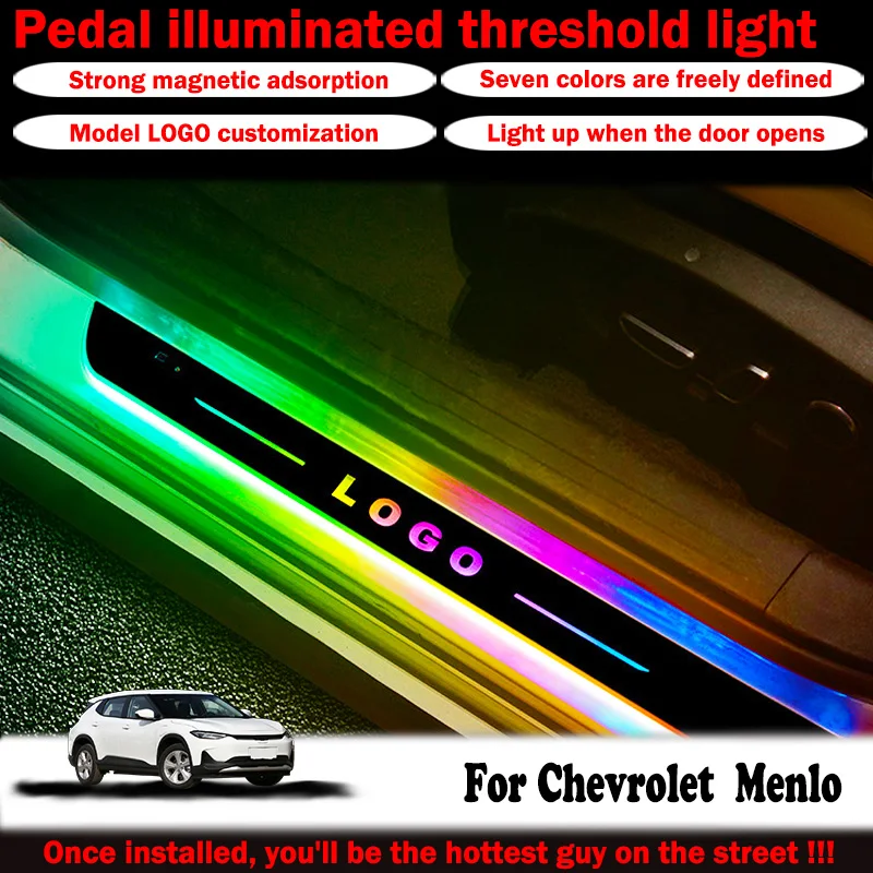 For Chevrolet Menlo car threshold light custom logo LED welcome light threshold pedal light accessories easy to install
For Chevrolet Menlo car threshold light custom logo LED welcome light threshold pedal light accessories easy to install