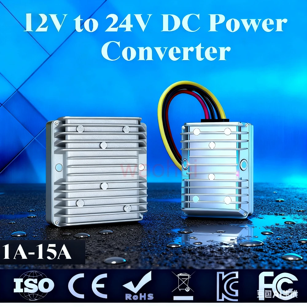 12V to 24V DC DC Power Converter Step up Boost 1A - 15A Voltage Stabilizer Transformer Boost Regulator Supply Module for Car CE
12V to 24V DC DC Power Converter Step up Boost 1A - 15A Voltage Stabilizer Transformer Boost Regulator Supply Module for Car CE