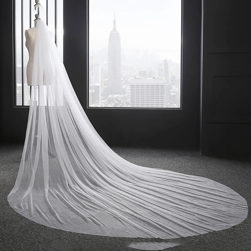 Hot 2 Layers Wedding Bridal Veil 2026 White Ivory Soft sheer Simple Veil Veu De Noiva With Comb Wedding Accessories
Hot 2 Layers Wedding Bridal Veil 2026 White Ivory Soft sheer Simple Veil Veu De Noiva With Comb Wedding Accessories