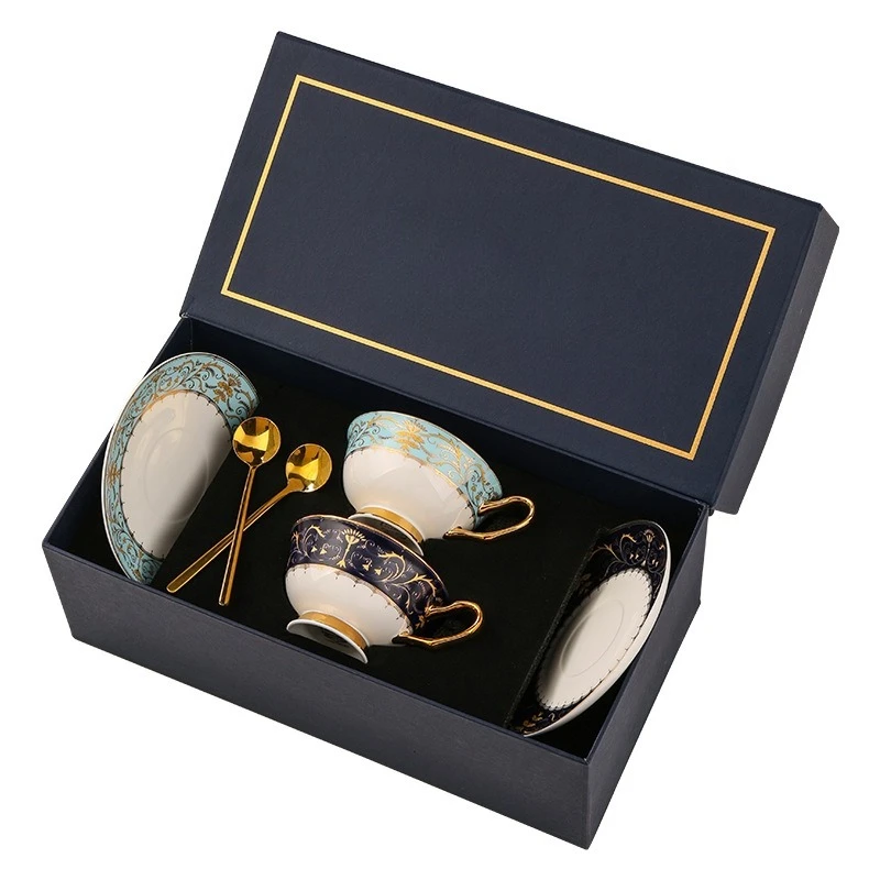 Smart charm blue, coffee cup, high-end exquisite bone china afternoon tea set, high-end birthday gift
Smart charm blue, coffee cup, high-end exquisite bone china afternoon tea set, high-end birthday gift