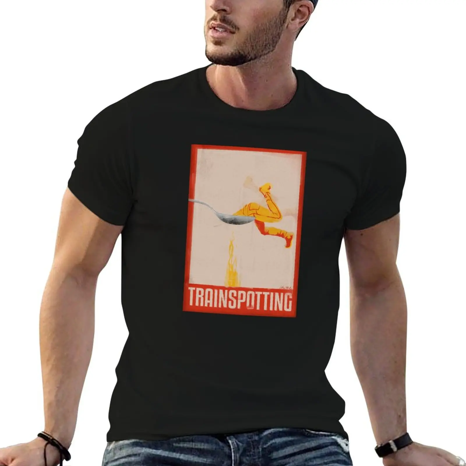 t AESTHETIC shirt MOVIE POSTER TRAINSPOTTING t shirt man print custom T-Shirt FILM summer
t AESTHETIC shirt MOVIE POSTER TRAINSPOTTING t shirt man print custom T-Shirt FILM summer