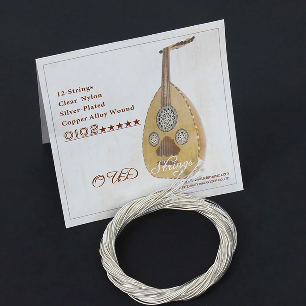 6Pcs Professional Nylon Oud Strings Clear Sound High Durability Musical Instrument Accessories Perfect for Gift Replacement
6Pcs Professional Nylon Oud Strings Clear Sound High Durability Musical Instrument Accessories Perfect for Gift Replacement