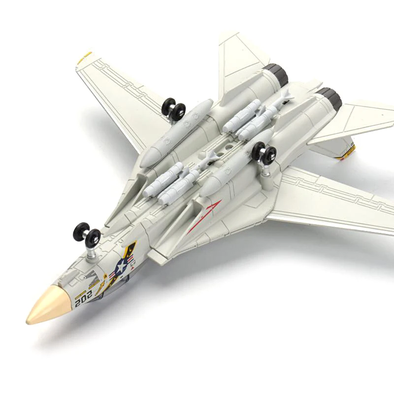1:72 Scale F-14 Tomcat Fighter Jet Model - White & Black ABS Plastic Aircraft With Detailed Design, 10.24inch Length
1:72 Scale F-14 Tomcat Fighter Jet Model - White & Black ABS Plastic Aircraft With Detailed Design, 10.24inch Length